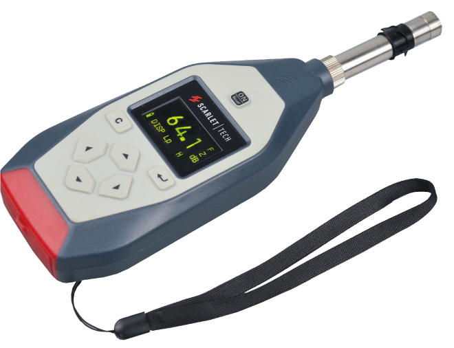 Sonómetro portátil Scarlet Tech ST-11D para medición de ruido ocupacional