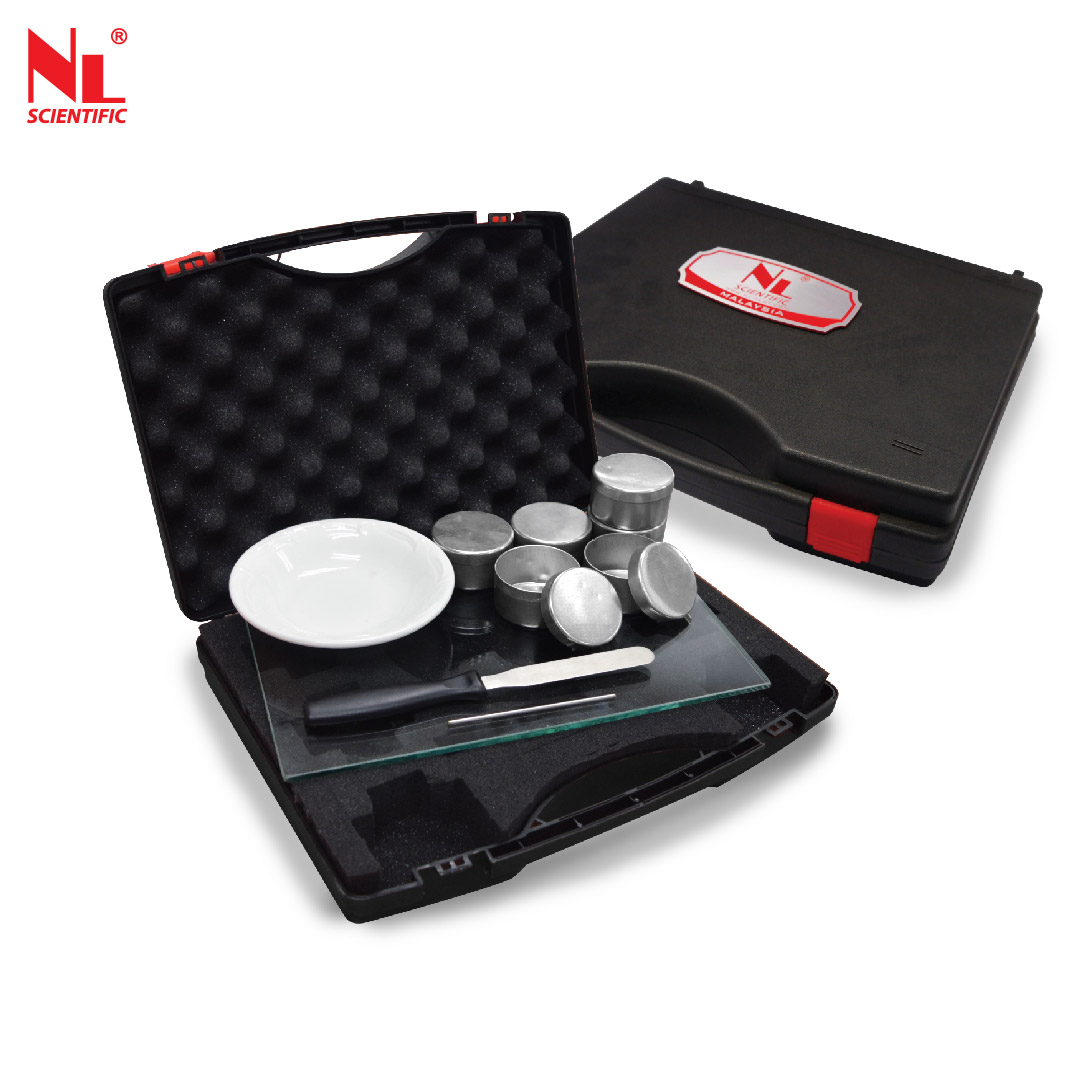 Set para límite plástico Terrasensor de NL Scientific con accesorios completos para ensayo de suelos