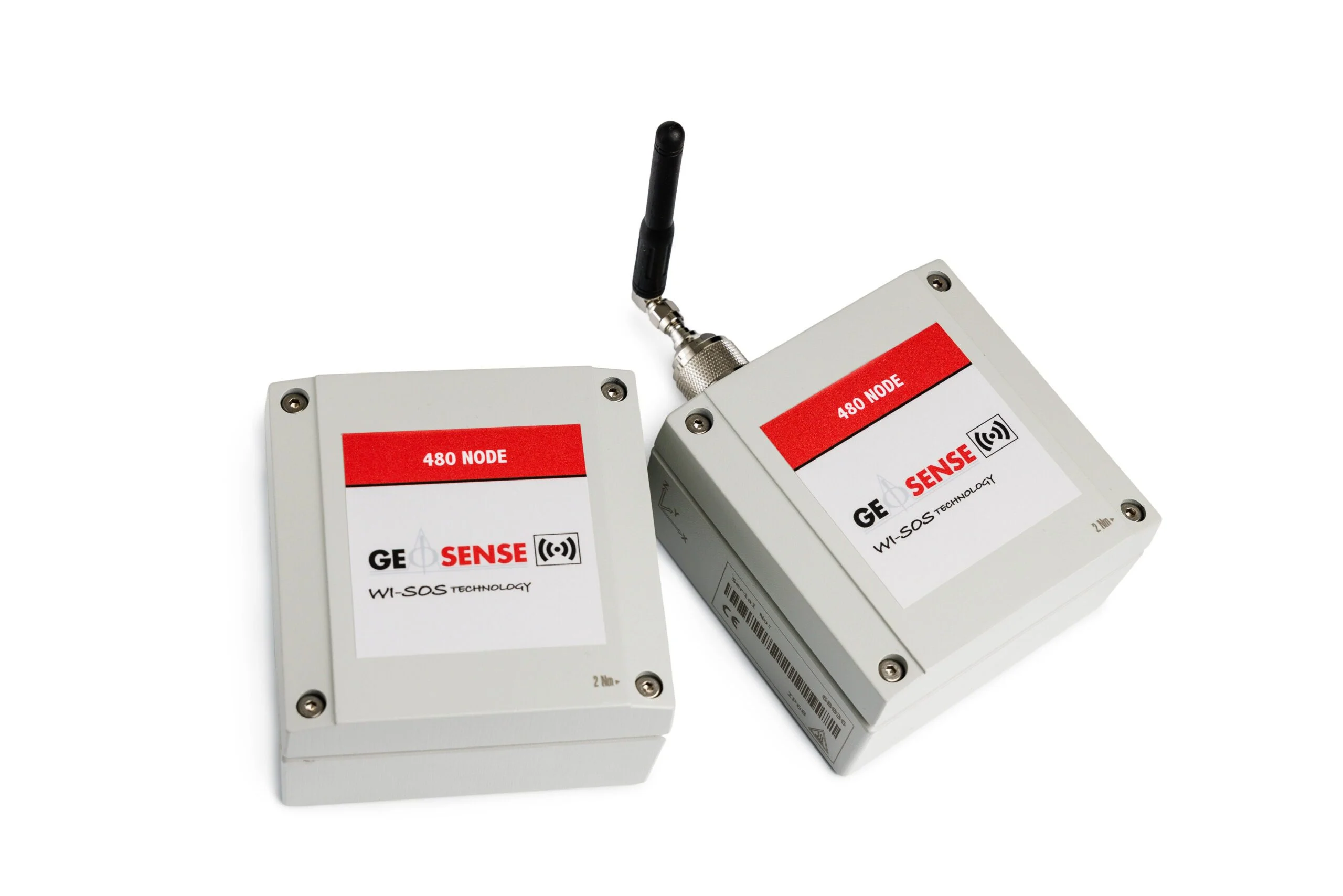 Sensor de inclinación Geosense Wi-SOS 480 Tilt90 con antena y caja IP67