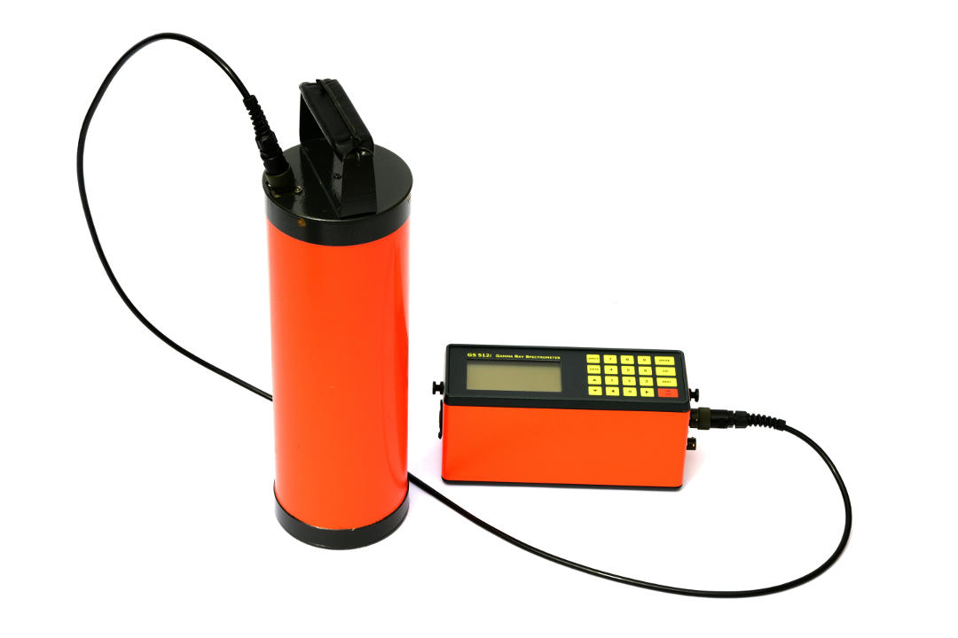 Espectrómetro gamma-ray Satisgeo GS-512I para exploración geofísica