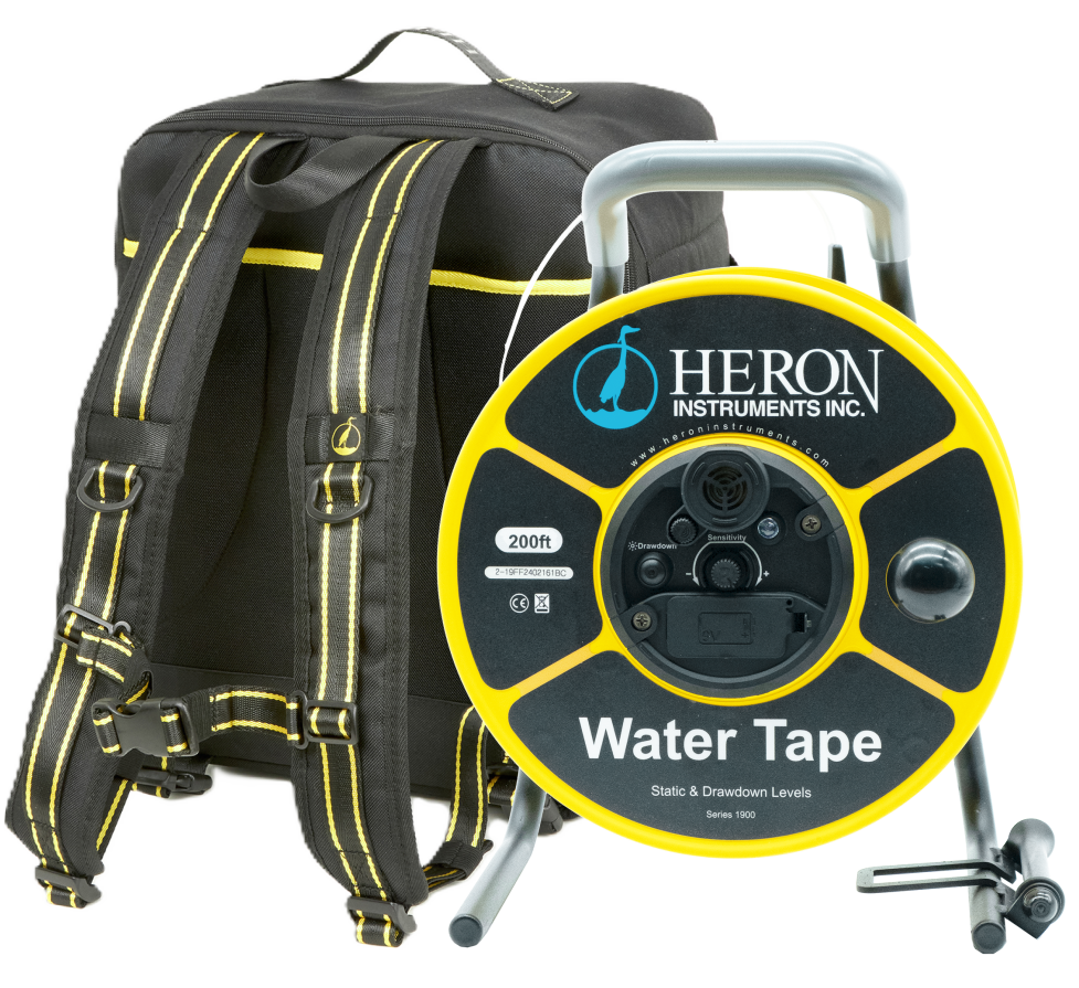 Sonda de nivel de agua Heron Instruments Water Tape con carrete y cable graduado