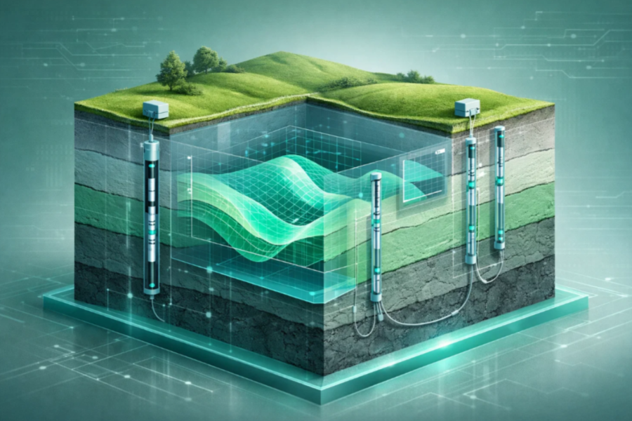 Modelo 3D de Digital Twin aplicado a proyectos geotécnicos